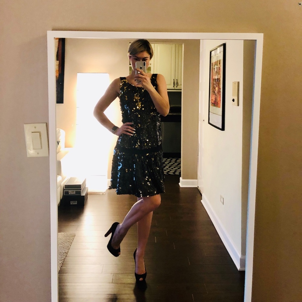Sequined dress S-M